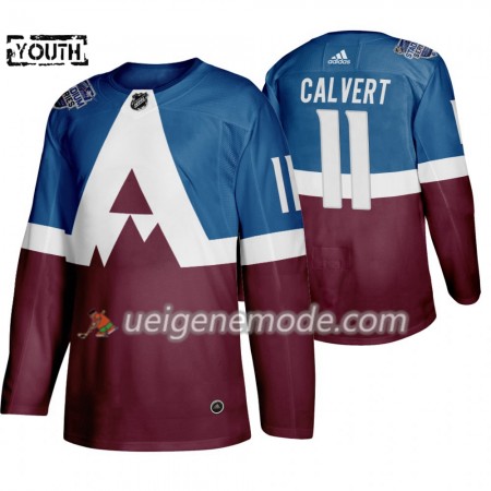 Kinder Eishockey Colorado Avalanche Trikot Matt Calvert 11 Adidas 2020 Stadium Series Authentic
